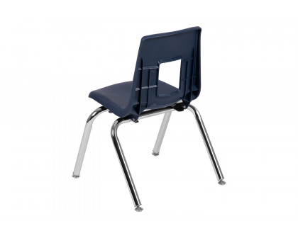 BLNK Mickey Advantage Student Stack School Chair - Navy, 14"H