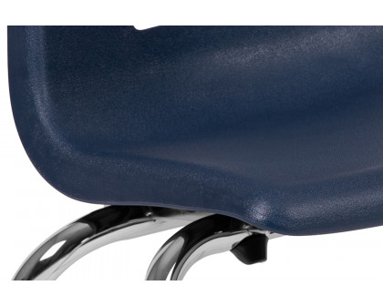 BLNK Mickey Advantage Student Stack School Chair - Navy, 14"H