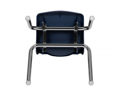 BLNK Mickey Advantage Student Stack School Chair - Navy, 14"H