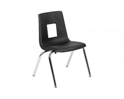 BLNK Mickey Advantage Student Stack School Chair - Black, 16"H