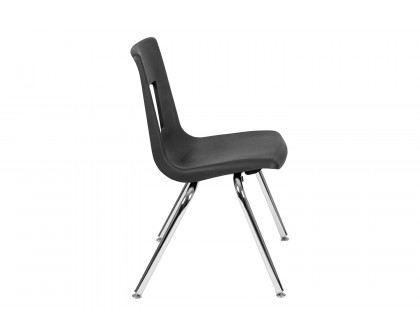 BLNK Mickey Advantage Student Stack School Chair - Black, 16"H