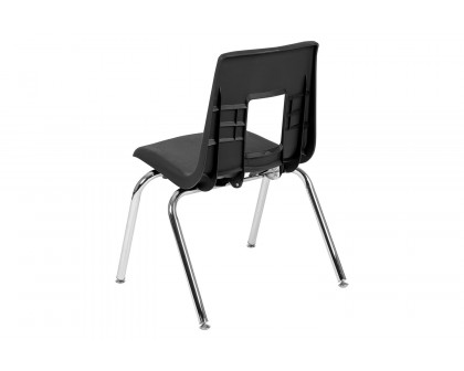 BLNK Mickey Advantage Student Stack School Chair - Black, 16"H