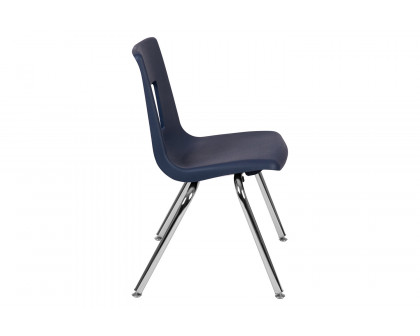 BLNK™ Mickey Advantage Student Stack School Chair - Navy, 16"H