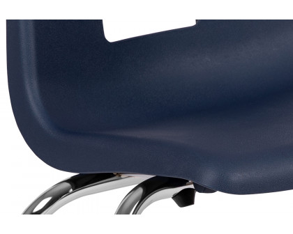 BLNK™ Mickey Advantage Student Stack School Chair - Navy, 16"H