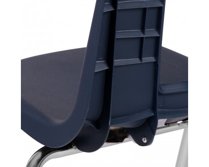 BLNK™ Mickey Advantage Student Stack School Chair - Navy, 16"H