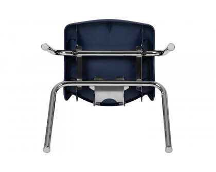 BLNK™ Mickey Advantage Student Stack School Chair - Navy, 16"H