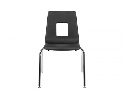 BLNK™ Mickey Advantage Student Stack School Chair - Black, 18"H