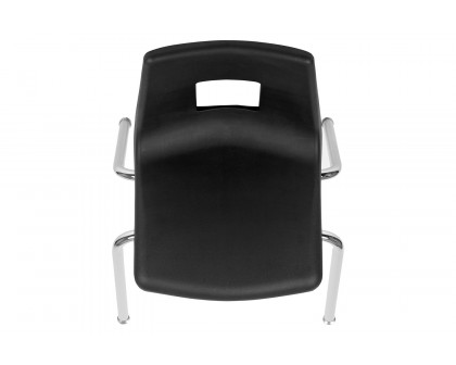 BLNK™ Mickey Advantage Student Stack School Chair - Black, 18"H