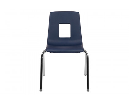 BLNK™ Mickey Advantage Student Stack School Chair - Navy, 18"H