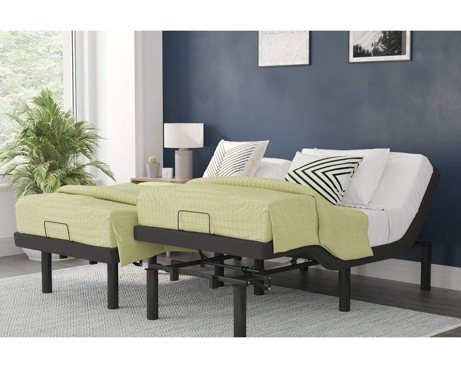 BLNK Selene Adjustable Upholstered Bed Base - Split King Size