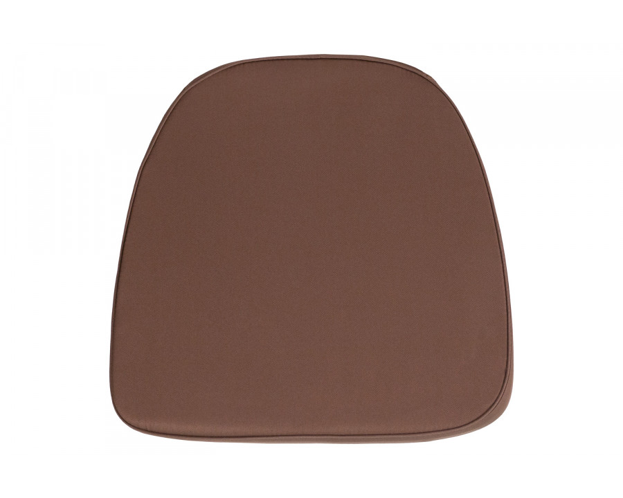 BLNK Louise Fabric Soft Chiavari Chair Cushion - Brown