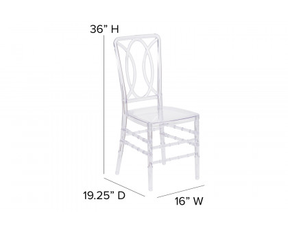 BLNK - Flash Elegance Stacking Chair with Designer Back