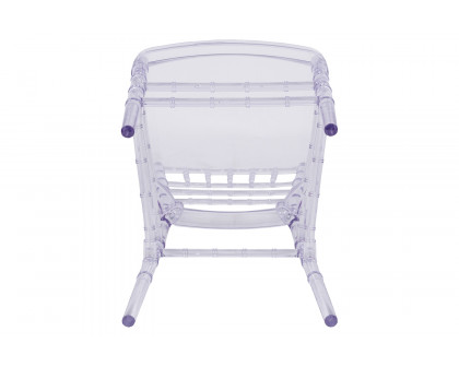 BLNK™ Flash Elegance Chiavari Stacking Chair - Crystal Ice Blue