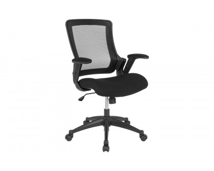 BLNK - Hamilton Mid-Back Mesh Executive Swivel Office Chair with Molded Foam Seat and Adjustable Arms