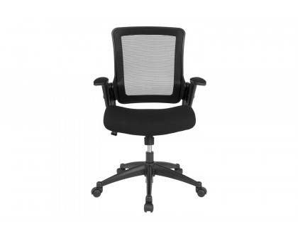 BLNK - Hamilton Mid-Back Mesh Executive Swivel Office Chair with Molded Foam Seat and Adjustable Arms