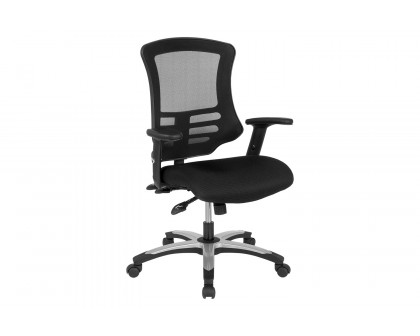 BLNK - Waylon Waylon High-Back Mesh Multifunction Executive Swivel Ergonomic Office Chair with Molded Foam Seat and Adjustable Arms