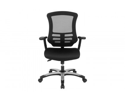 BLNK - Waylon Waylon High-Back Mesh Multifunction Executive Swivel Ergonomic Office Chair with Molded Foam Seat and Adjustable Arms