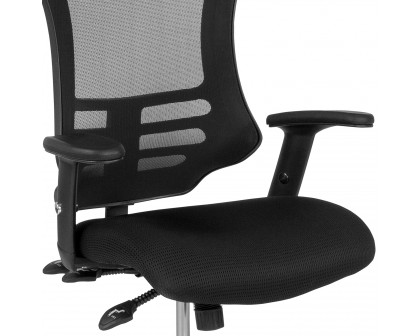 BLNK - Waylon Waylon High-Back Mesh Multifunction Executive Swivel Ergonomic Office Chair with Molded Foam Seat and Adjustable Arms