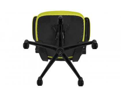 BLNK Kelista Mid-Back Mesh Swivel Ergonomic Task Office Chair with Flip-Up Arms - Green