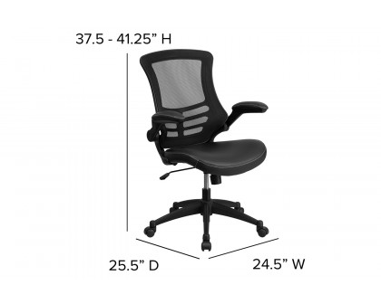 BLNK - Kelista Mid-BackMesh Swivel Chair with Wheels