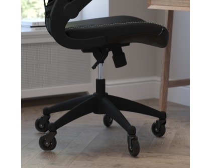 BLNK - Kelista Mid-Back Mesh Swivel Chair with Transparent Roller Wheels