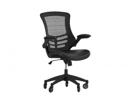 BLNK - Kelista Mid-Back Mesh Swivel Chair with Transparent Roller Wheels