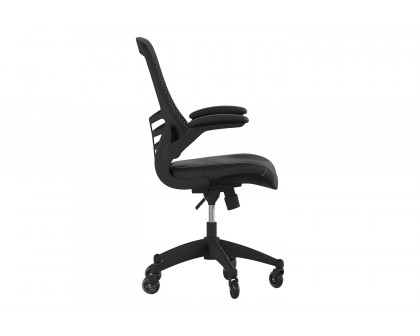 BLNK - Kelista Mid-Back Mesh Swivel Chair with Transparent Roller Wheels