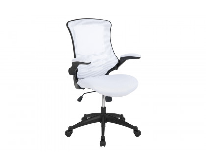 BLNK - Kelista Mid-Back Mesh Swivel Ergonomic Task Office Chair with Flip-Up Arms