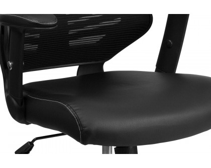 BLNK - Kale High-Back Designer Mesh Executive Swivel Ergonomic Office Chair with Seat and Adjustable Arms