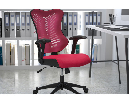 BLNK Kale High-Back Designer Mesh Executive Swivel Ergonomic Office Chair with Adjustable Arms