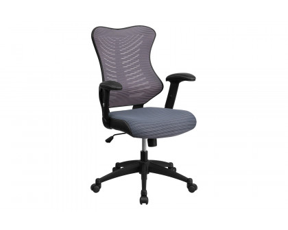 BLNK Kale High-Back Designer Mesh Executive Swivel Ergonomic Office Chair with Adjustable Arms