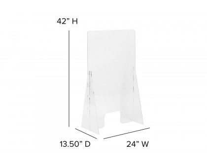 BLNK - Hamilton Acrylic Free-Standing Register Shield