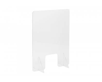 BLNK Mission Acrylic Free-Standing Register Shield - 33"H x 24"L