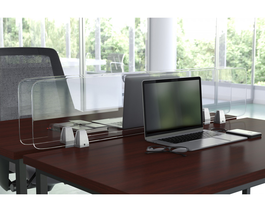 BLNK Halle Clear Acrylic Desk Partition