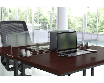 BLNK Halle Clear Acrylic Desk Partition