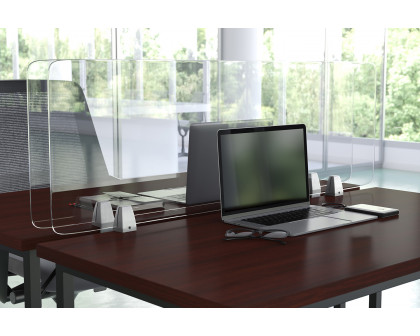 BLNK Halle Clear Acrylic Desk Partition