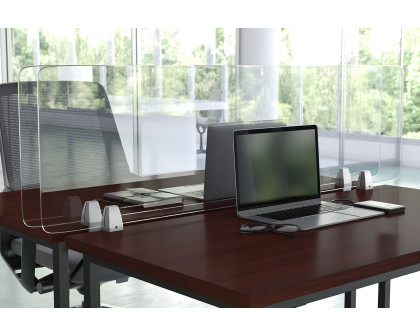 BLNK Halle Clear Acrylic Desk Partition