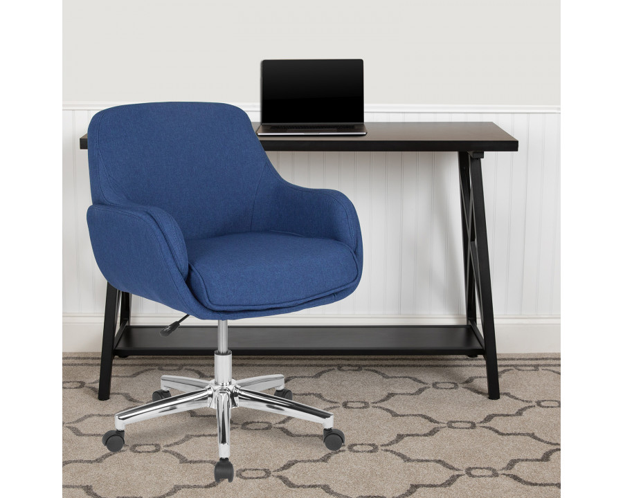 BLNK Rochelle Fabric Mid-Back Home and Office Upholstered Chair