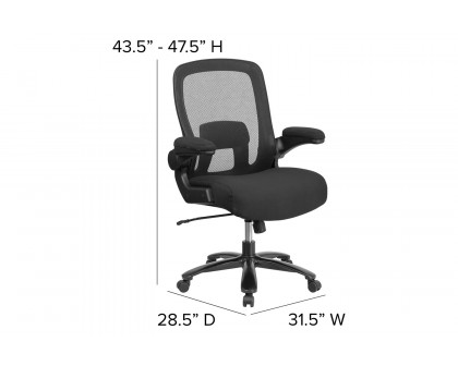 BLNK - Mesh Executive Swivel Office Chair with Lumbar and Back Support and Wheels