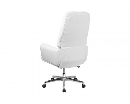 BLNK - Rochelle LeatherSoft High-Back Traditional Tufted Executive Swivel Office Chair with Arms