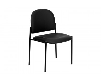 BLNK - Tania Comfort Vinyl Stackable Steel Side Reception Chair