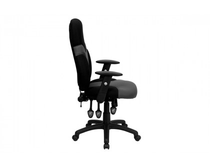 BLNK - Abbott High-Back Ergonomic Mesh Swivel Task Office Chair with Adjustable Arms