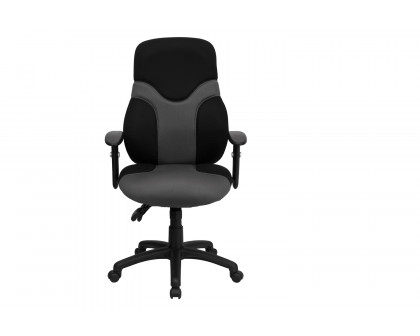 BLNK - Abbott High-Back Ergonomic Mesh Swivel Task Office Chair with Adjustable Arms