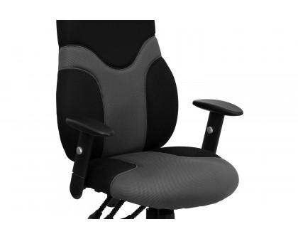 BLNK - Abbott High-Back Ergonomic Mesh Swivel Task Office Chair with Adjustable Arms