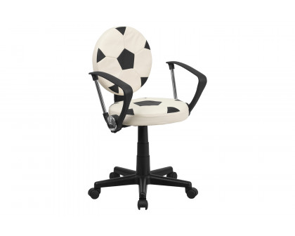 BLNK Billy Soccer Swivel Task Office Chair - with Arms