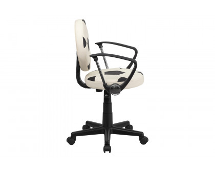 BLNK Billy Soccer Swivel Task Office Chair - with Arms