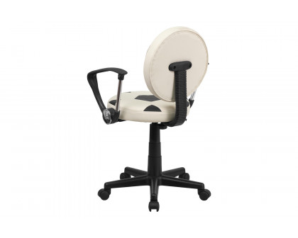 BLNK Billy Soccer Swivel Task Office Chair - with Arms