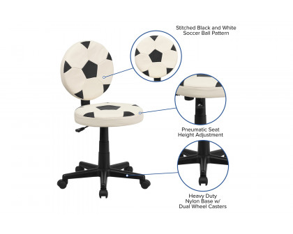 BLNK Billy Soccer Swivel Task Office Chair