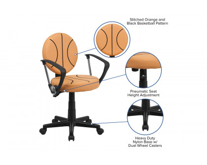 BLNK Brandon Basketball Swivel Task Office Chair - with Arms