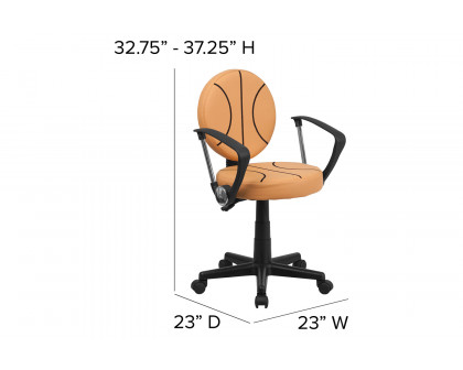 BLNK Brandon Basketball Swivel Task Office Chair - with Arms